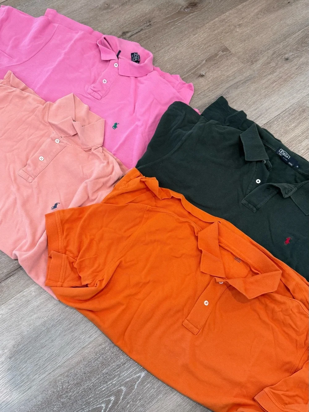 Polo-Style Men’s Short Sleeve Polo Shirt - Orange 4 for $15